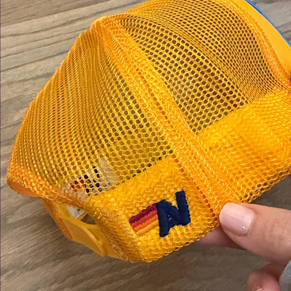 Aviator Nation Gold Logo Trucker Hat - Picture 4 of 5